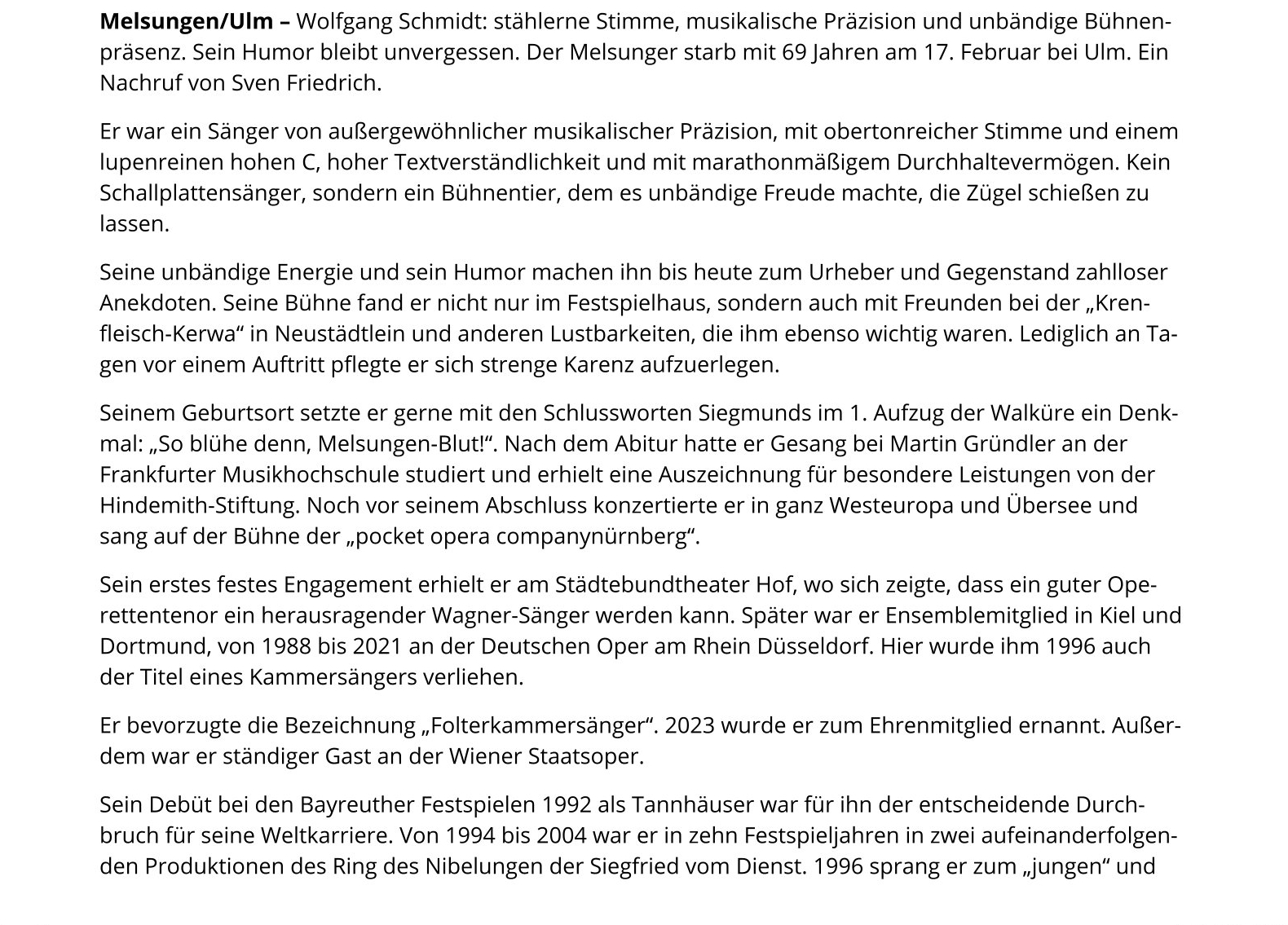 20260323 HNA MEG Nachruf Wolfgang Schmidt S2